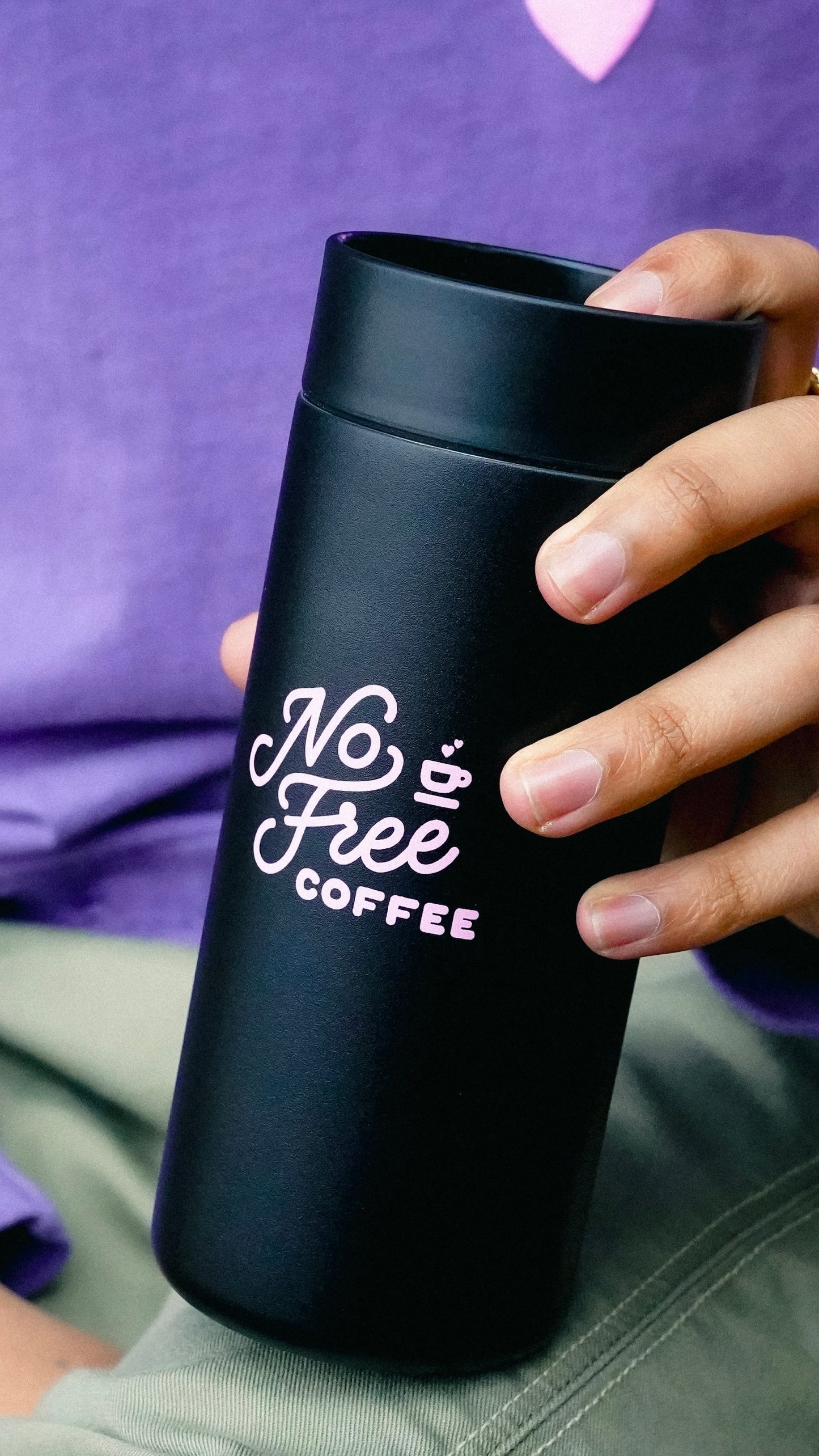 No Free Coffee MiiR 360 Traveler Tumbler (12oz)