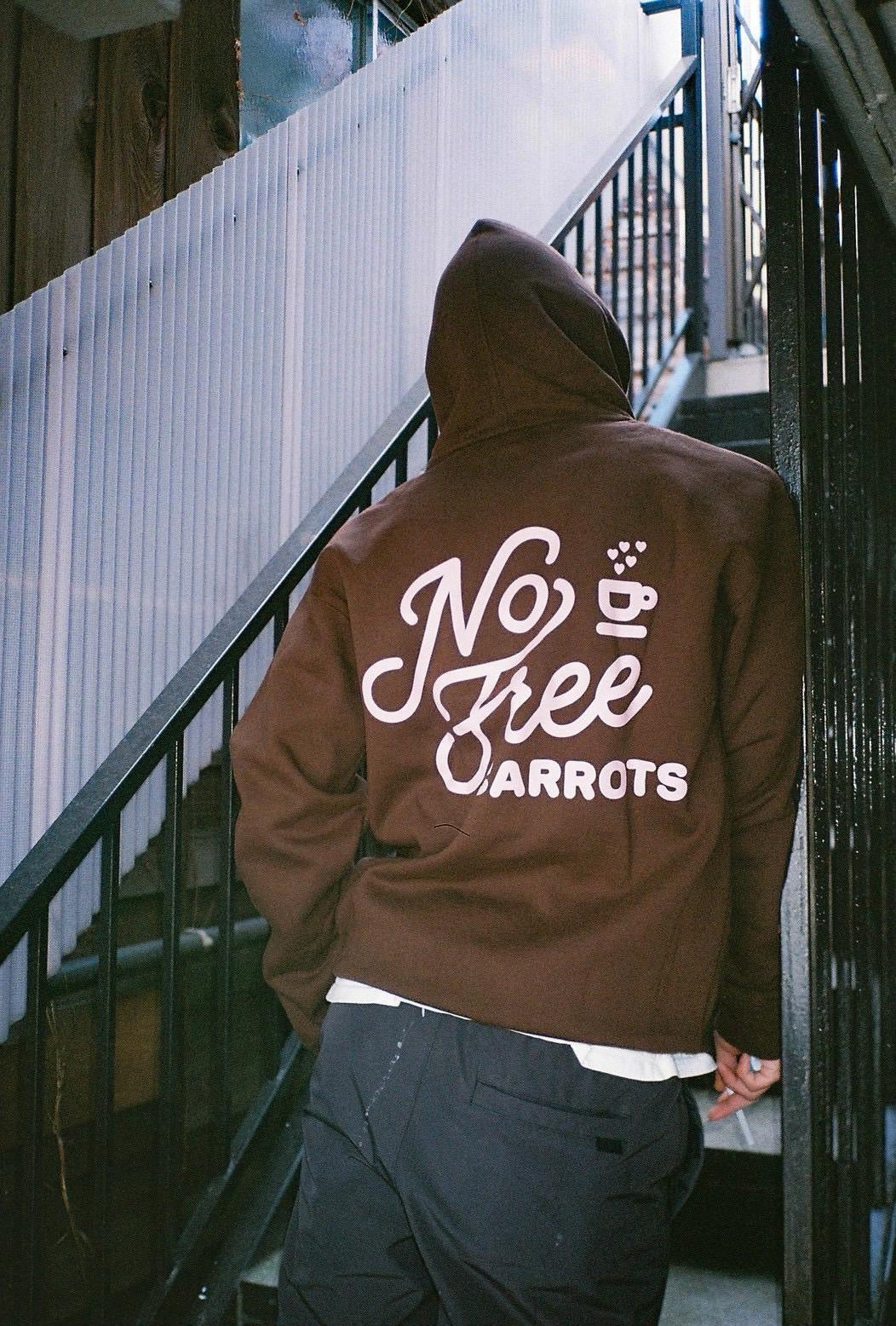 No Free Coffee x Carrots by Anwar Carrots Five-Year Anniversary Hoodie